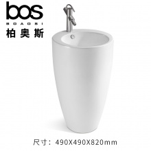 藝術柱盆（圓）